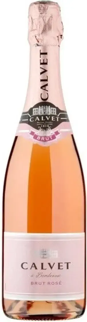 Игристое вино Calvet Cremant de Bordeaux AOP Brut Rose, 2021, 0.75 л