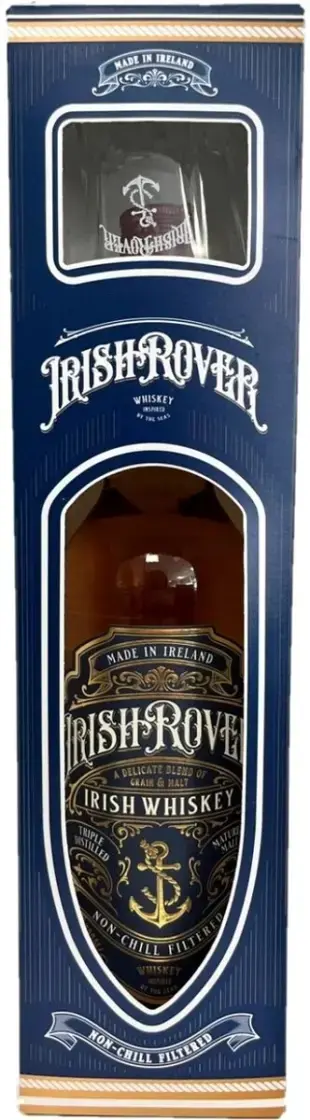 Виски Irish Rover, gift box with glass, 0.7 л