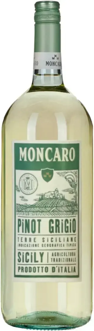 Вино Moncaro Pinot Grigio Terre Siciliane IGT, 2021, 1.5 л 