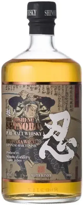 Виски Shinobu Pure Malt Mizunara Japanese Oak Finish,  0.7 л