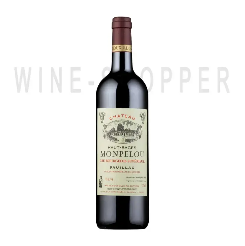 Вино Borie-Manoux Chateau Haut-Bages Monpelou Pauillac AOC 2013 0.75 л