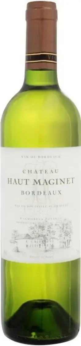 Вино Chateau Haut Maginet Blanc Bordeaux AOC, 2021, 0.75 л