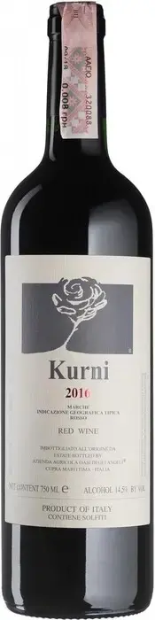Вино Oasi degli Angeli Kurni Marche Rosso IGT, 2016, 0.75 л