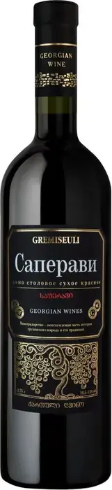 Вино Georgian Wine House, Gremiseuli Saperavi 0.75л