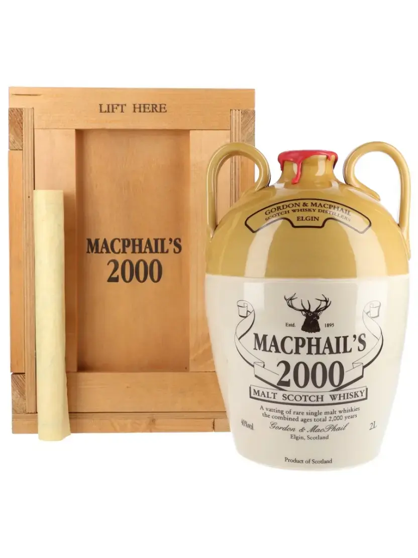 Виски MacPhail's 2000 Ceramic Decanter, wooden box, 2 л