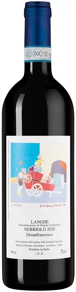 Вино Roberto Voerzio Disanfrancesco Langhe DOC Nebbiolo, 2020, 0.75 л