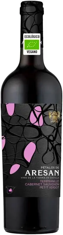 Вино Petalos de Aresan Tempranillo-Cabernet Sauvignon-Petit Verdot, 0.75 мл