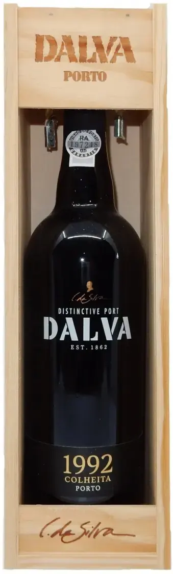 Портвейн Dalva Colheita Porto, wooden box, 1992, 0.75 л