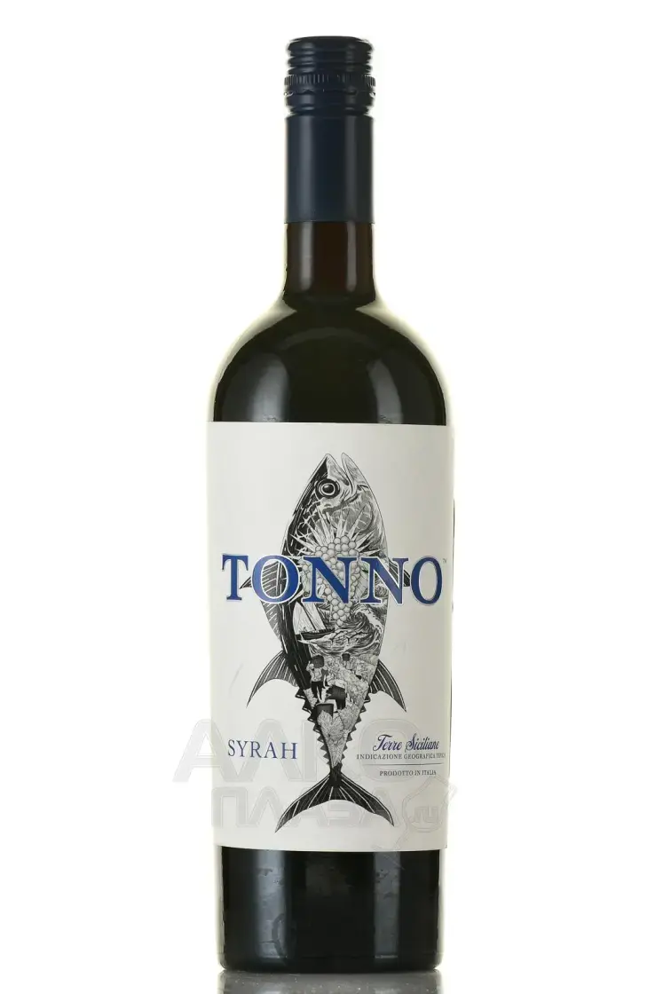  Кантине Коломба Бьянка Сочиета Кооператива Агрикола, Италия Тонно Сира / TONNO Syrah  BIO красное п/сухое 0,75