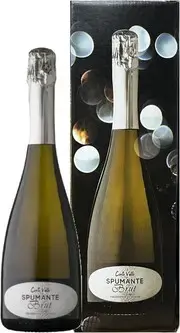 Игристое вино вино Conti Valli Spumante Brut, gift box 0.75 л
