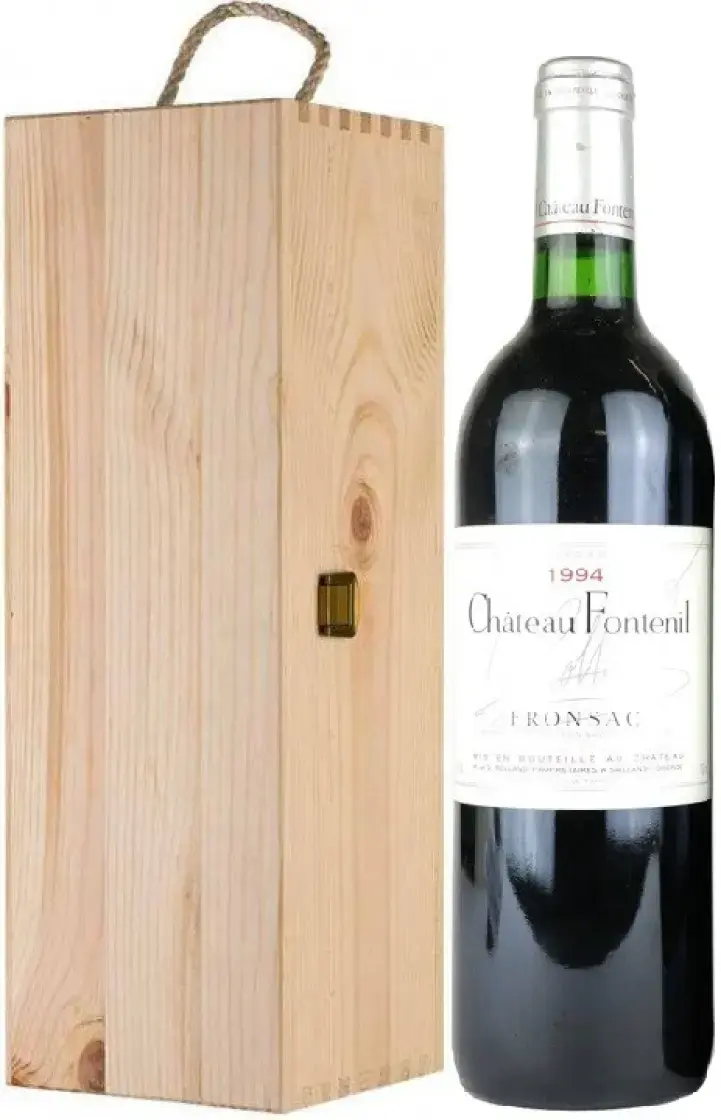 Вино Chateau Fontenil, Fronsac AOC, 1994, wooden box, 3 л