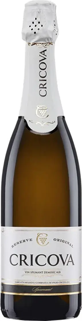Игристое вино вино Cricova, Spumant Original White Semi-Dry, 0.75 мл