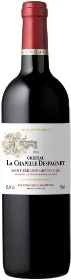 Вино Chateau La Chapelle Despagnet Saint-Emilion AOC, in wooden box, 2016, 0.75 л