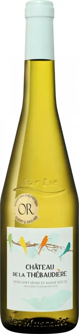 Вино Chateau de la Thebaudiere Muscadet Sevre et Maine Sur Lie AOC, 2023, 0.75 л
