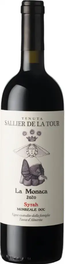Вино Sallier de La Tour La Monaca Monreale DOC, 2020, 0.75 л