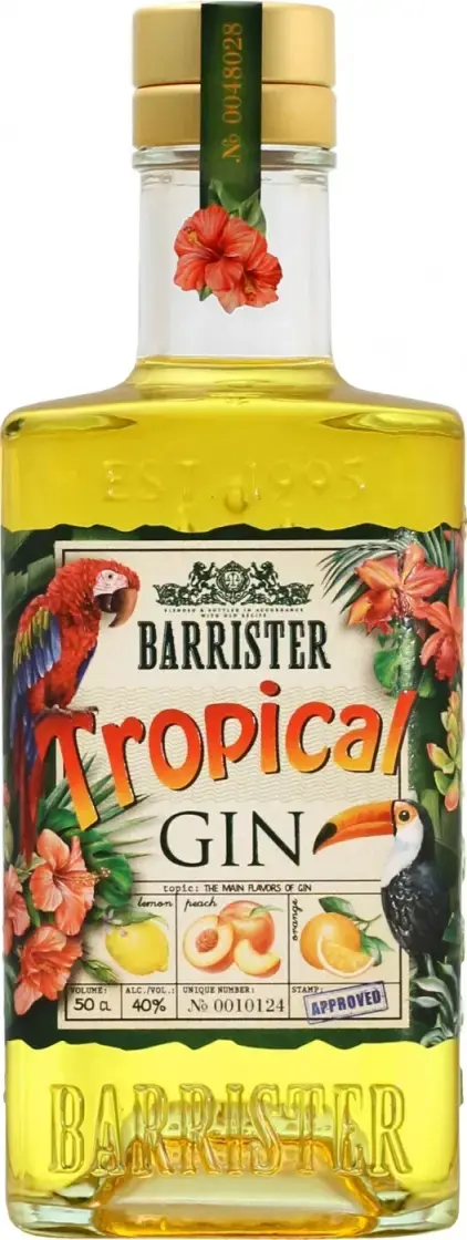 Джин Barrister Tropical Gin, 0.7 л