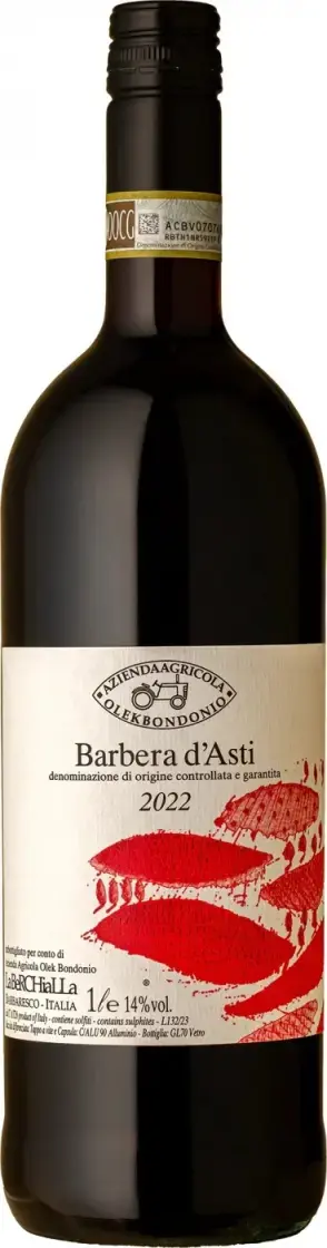 Вино Olek Bondonio Barbera d'Asti DOCG, 2022, 1 л