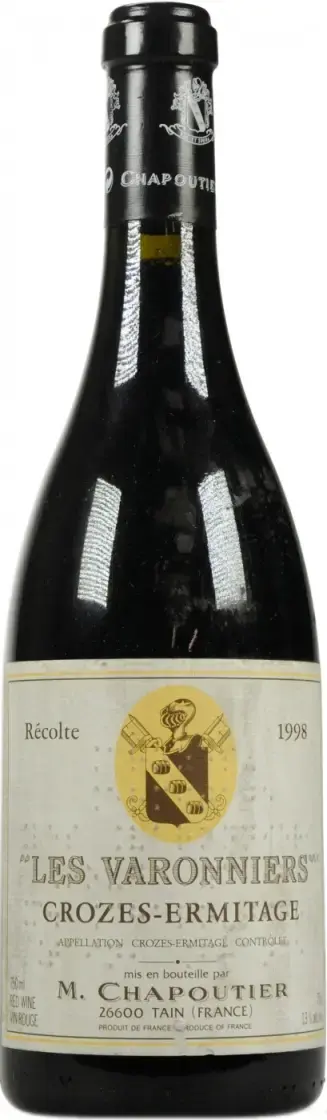 Вино M. Chapoutier Crozes-Hermitage Les Varonniers AOC, 1998, 0.75 л