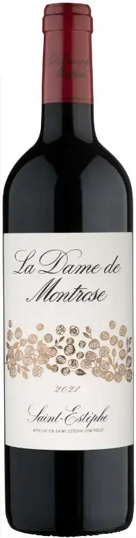 Вино La Dame de Montrose Saint-Estephe AOC, wooden box, 2021, 0.75 л