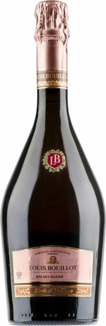 Игристое вино Louis Bouillot Perle d'Or Rose Millesime Cremant de Bourgogne AOC, 2018, 0.75 л