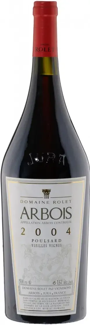 Вино Domaine Rolet Poulsard Vieilles Vignes Arbois AOC, 2004, 1.5 л