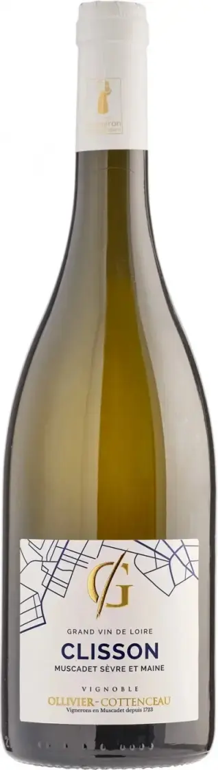 Вино Domaine de la Grenaudiere Clisson Muscadet-Sevre et Maine AOC, 2017, 0.75 л