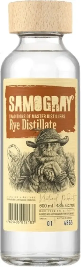 Водка Samogray Rye Distillate, 0.5 л