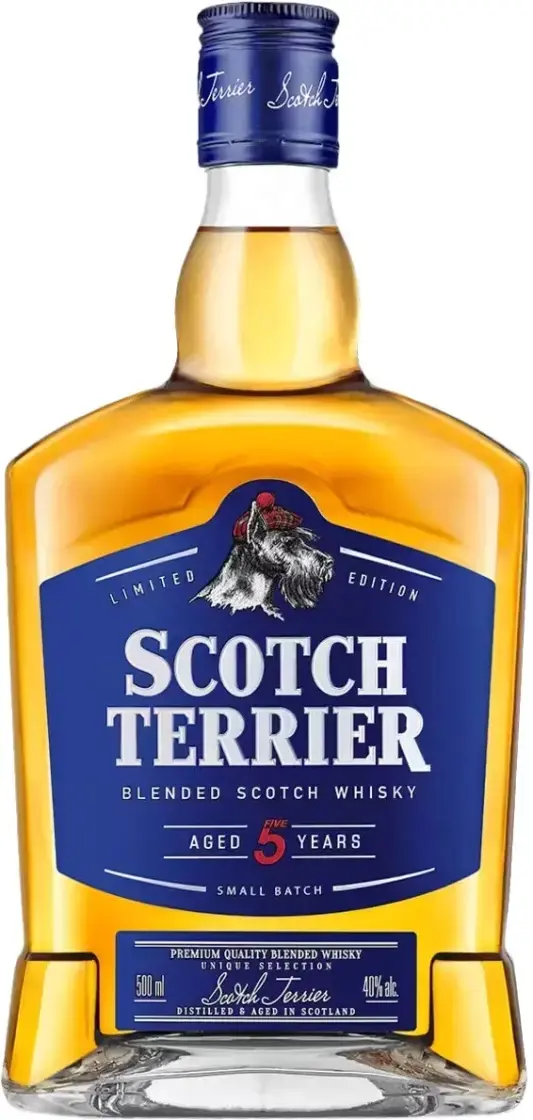 Виски Scotch Terrier Blended Aged 5 Years, 0.5 л