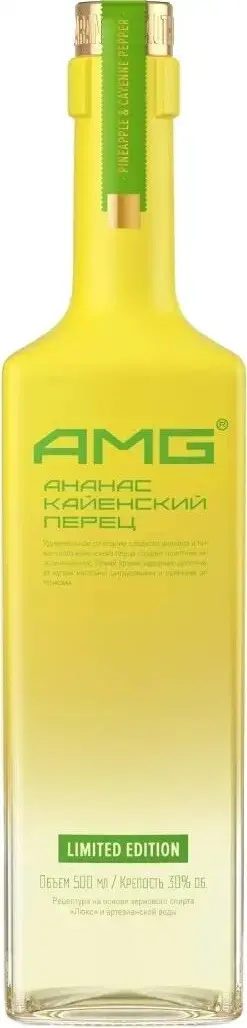 Ликер АМГ Ананас Кайенский Перец, настойка полусладкая, 0.5 л