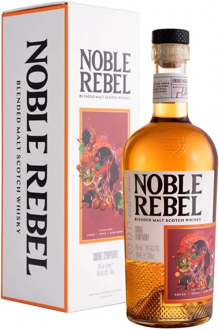 Виски Noble Rebel Smoke Symphony Blended Malt, gift box, 0.7 л