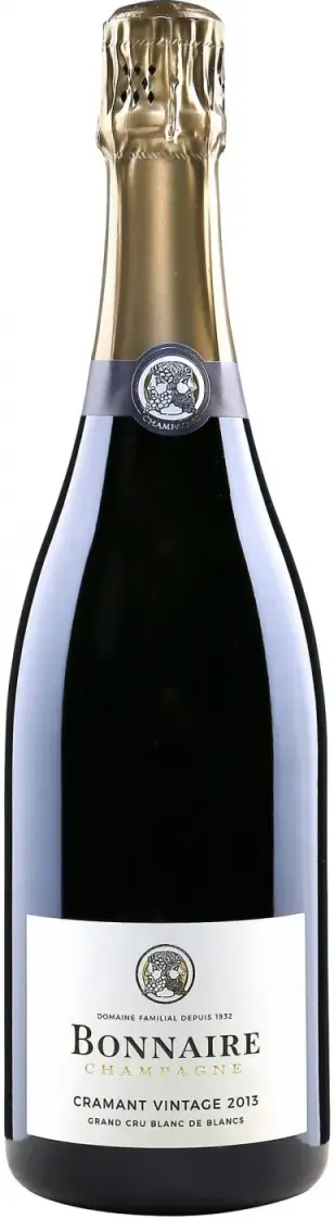  Champagne Bonnaire Cramant Vintage Grand Cru Blanc de Blancs AOC, 2015, 0.75 л