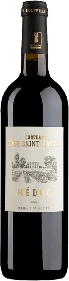 Вино Chateau Tour Saint Martin Medoc AOP, 2020, 0.75 л