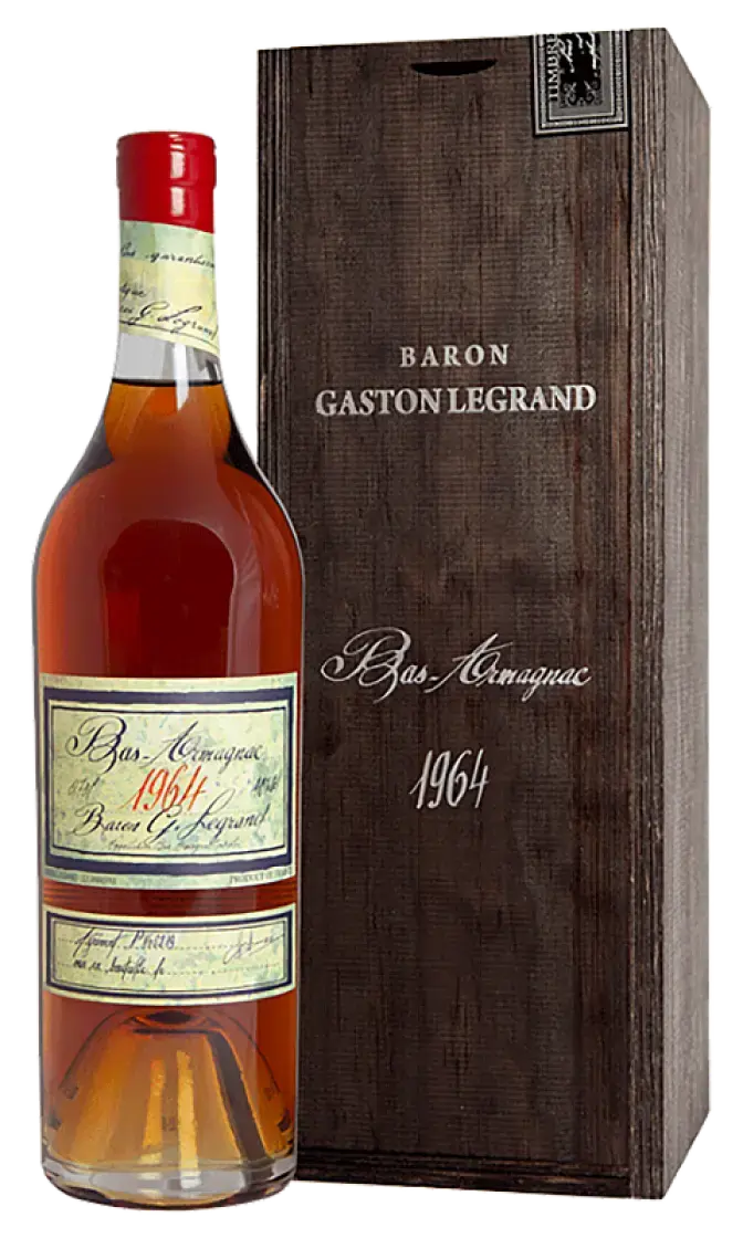 Арманьяк Baron G. Legrand Bas Armagnac in box 1964 0.7 л