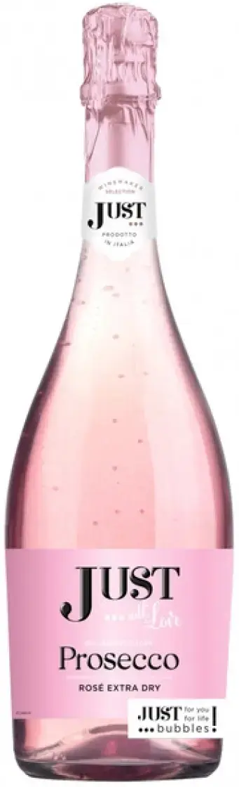 Игристое вино Just Prosecco Rose DOC Extra Dry, 0.75 л
