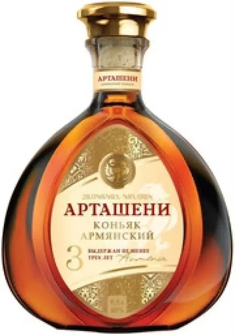 Коньяк Арташени 3-летний, 0.5 л