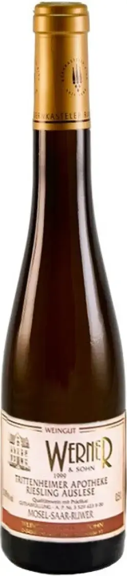 Вино Weingut Werner & Sohn, Trittenheimer Apotheke Riesling Auslese, 1999, 0.5 л