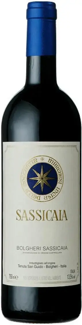 Вино Sassicaia 2021 0.75 л