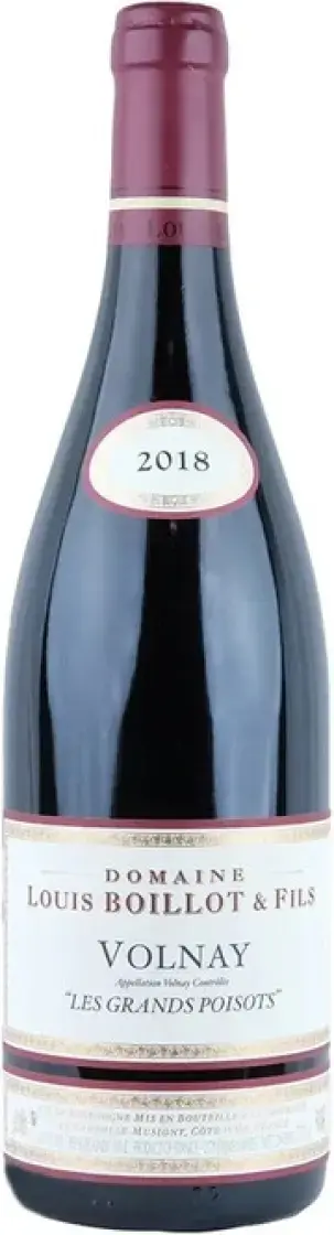 Вино Domaine Louis Boillot & Fils Volnay Les Grands Poisots AOC, 2018, 0.75 л