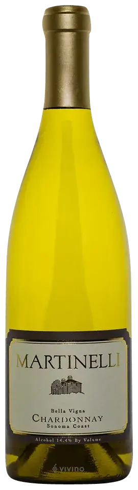 Вино  Martinelli Bella Vigna Chardonnay 2020 0.75 л