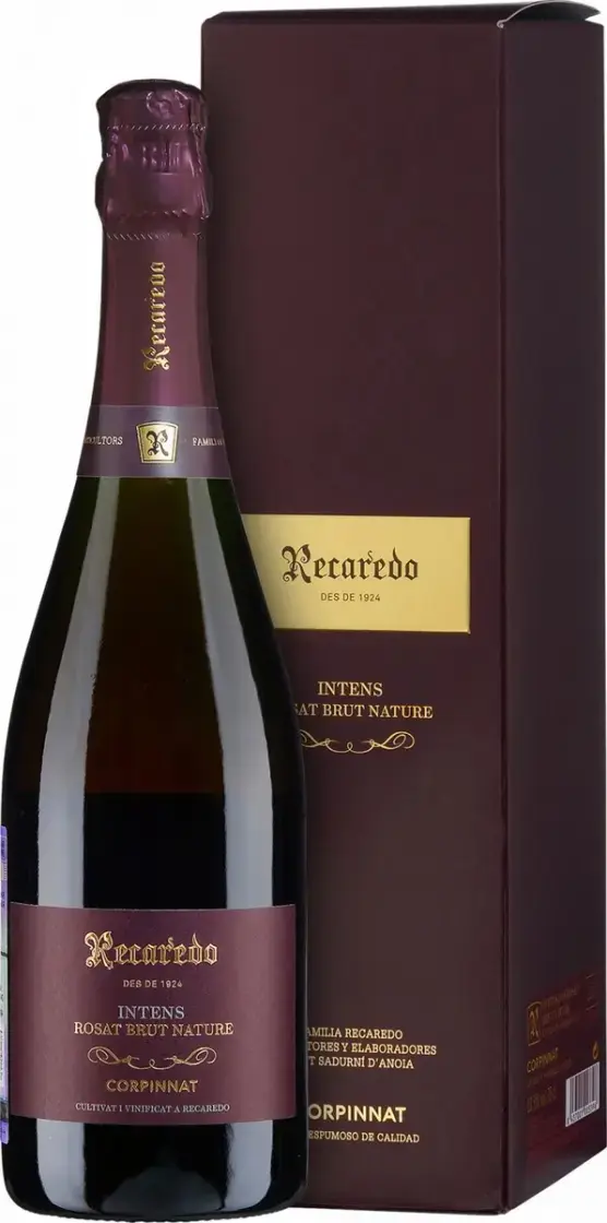 Игристое вино Recaredo, Intens Rosat Brut Nature, Corpinnat, gift box, 2020, 0.75 л