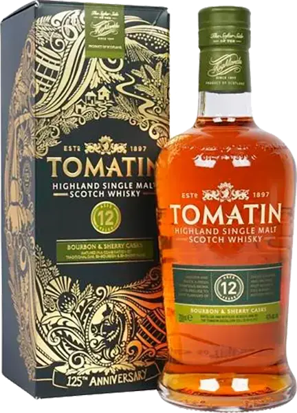 Виски Tomatin 12 Years Old 0.7 л