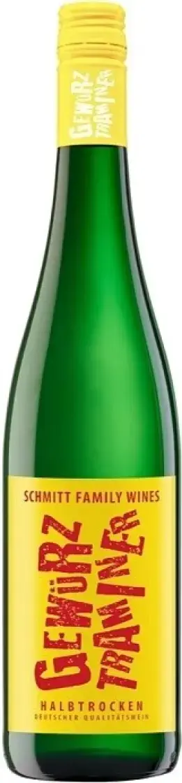 Вино Schmitt Family Wines Gewurztraminer Halbtrocken, 2022, 0.75 л