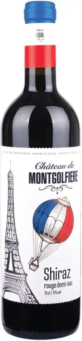 Вино Soyuz Vino Chateau de Montgolfiere Shiraz demi sec, 0.75 л