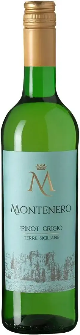 Вино Montenero Pinot Grigio Terre Siciliane IGT, 2023, 0.75 л