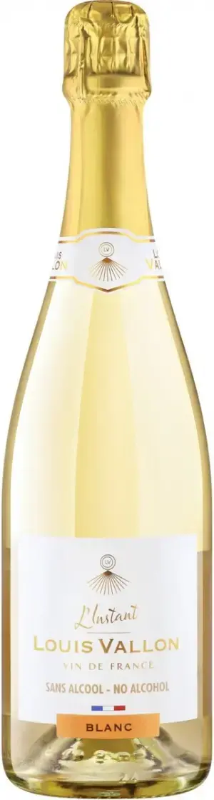 Игристое вино Louis Vallon L'Instant Blanc Sans Alcool, 0.75 л