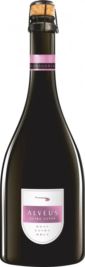 Вино Fanagoria Alveus Ultra Cuvee Rose Extra Brut, 2022, 0.75 л