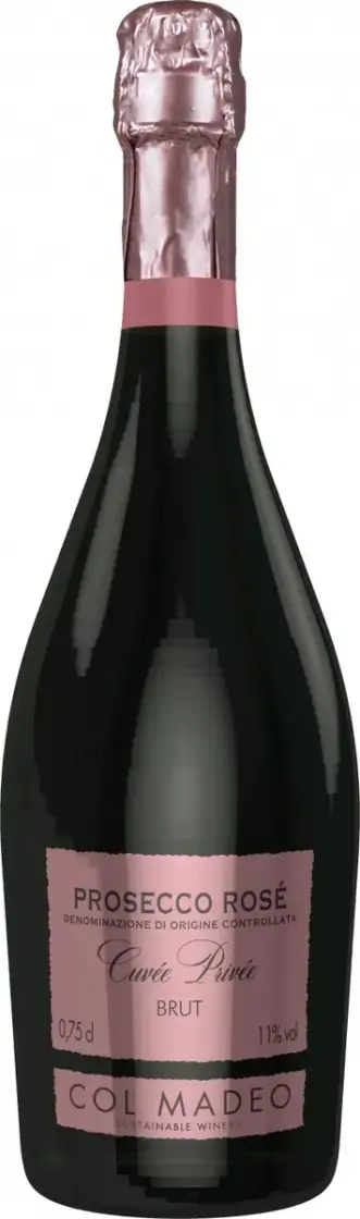 Игристое вино Col Madeo Cuvee Privee Prosecco DOC Rose Brut, 2023, 0.75 л