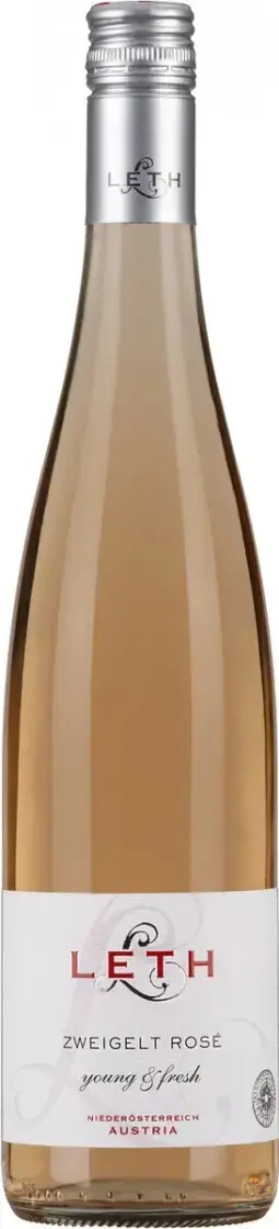 Вино Leth Young & Fresh Zweigelt Rose, 2023, 0.75 л
