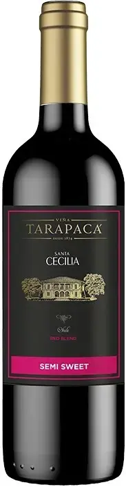 Вино Tarapaca Santa Cecilia Semi Sweet Red, 2024, 0.75 л