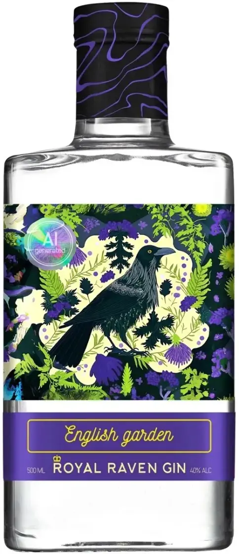 Джин Royal Raven English Garden, 0.5 л